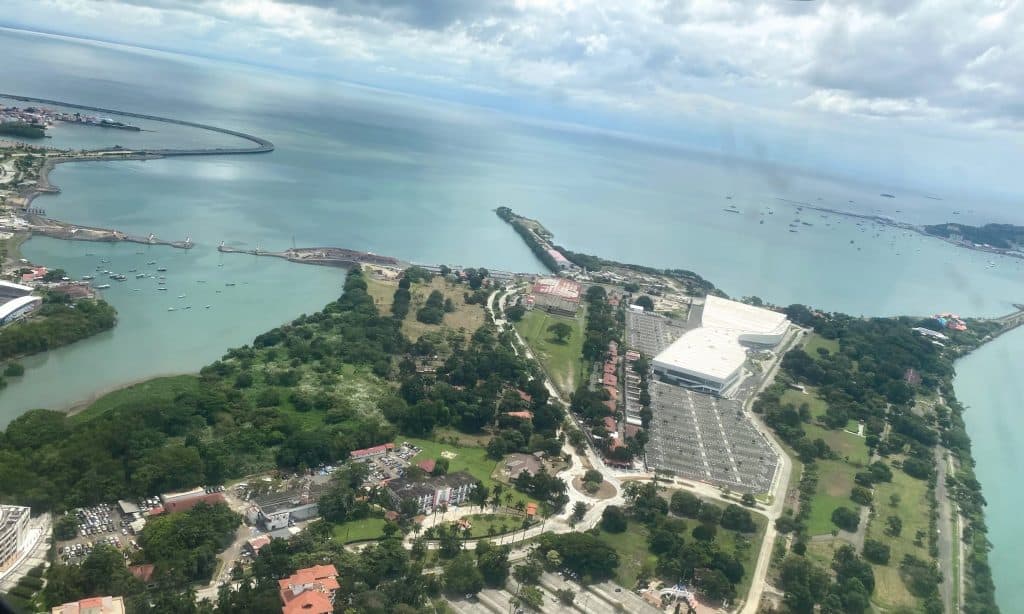 Bocas Del toro from air
